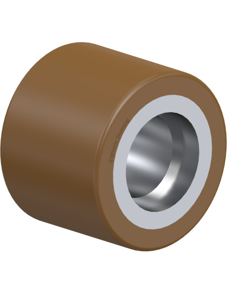 RK-HB 085x080/47x14-80-Z poliuretaninis ratukas