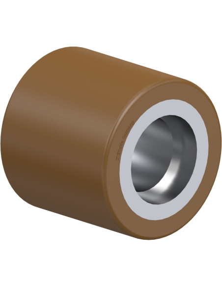 RK-HB 085x090/47x14-90-Z poliuretaninis ratukas padėklų