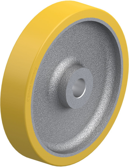 GTHN 251/30H7 varantysis ratas, poliuretanas, 250 mm