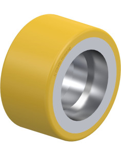 RK-HTH 075x040/47x14-40-Z poliuretaninis ratukas padėklų