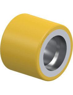 RK-HTH 075x062/47x14-62-Z poliuretaninis ratukas padėklų