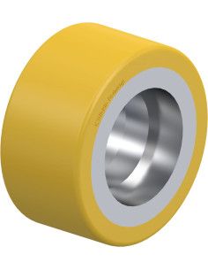 Poliuretaninis ratukas RK-HTH 080x040/47x14-40-Z padėklų