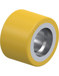 RK-HTH 080x056/47x14-56-Z poliuretaninis ratukas padėklų