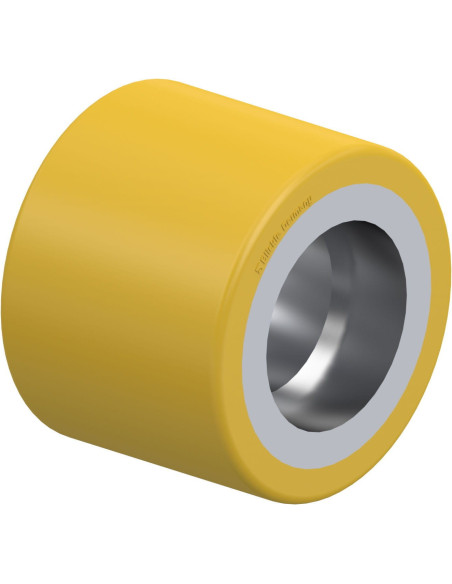 RK-HTH 080x062/47x18-62-Z poliuretaninis ratukas krautuvams