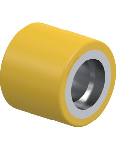 RK-HTH 080x070/47x14-70-Z poliuretaninis ratukas padėklų