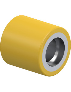 RK-HTH 080x080/47x14-80-Z poliuretaninis ratukas krautuvams