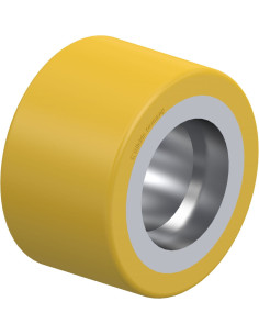 RK-HTH 082x060/47x16-60-Z poliuretaninis ratukas padėklų