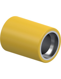 RK-HTH 083x083/52x15-83-Z poliuretaninis ratukas padėklų