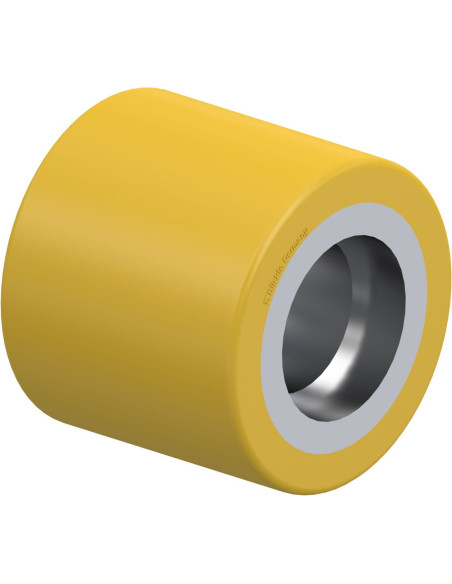 RK-HTH 085x085/47x14-85-Z poliuretaninis ratukas