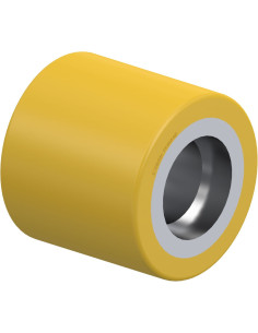 RK-HTH 085x090/47x14-90-Z poliuretaninis ratukas padėklų