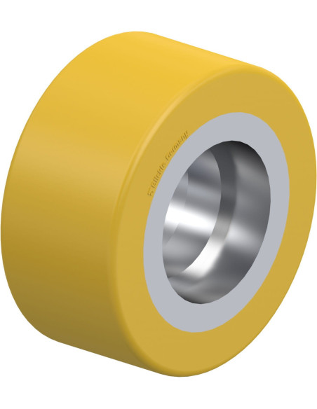 RK-HTH 090x042/47x15-42-Z poliuretaninis ratukas