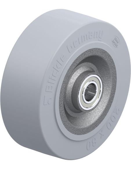 SE 202/25K-SG ratukas dengtas guma, 200 mm