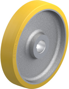 GTHN 402/60H7 varantysis ratas su poliuretano protektoriumi