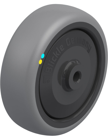 TPA 102/8KFD-ELS antistatinis guminis ratas 100x32 mm