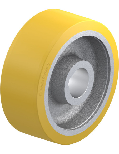 GTHN 506/120H7 varantysis ratas, poliuretanas, 500x200 mm