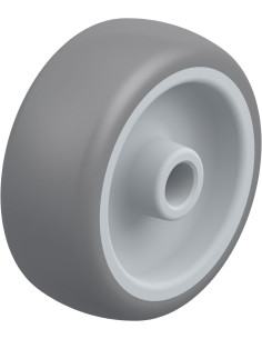 TPA 80/12G - Lengvos apkrovos ratukas su guma, 80 mm