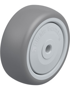 TPA 80/8KF lengvos apkrovos ratukas, guma, 80 mm