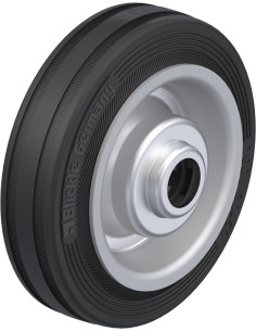 V 100/15R ratukas dengtas guma, 100 mm diametro