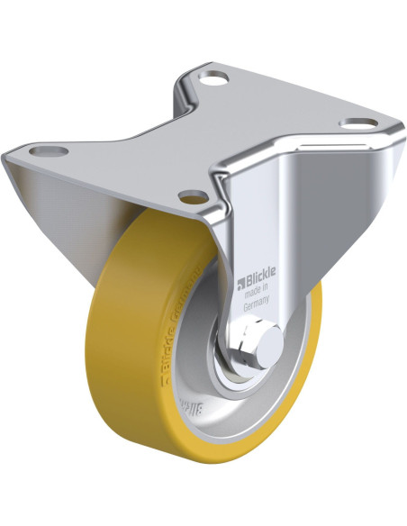 B-ALTH 80K poliuretano ratukas, fiksuotas, 80 mm