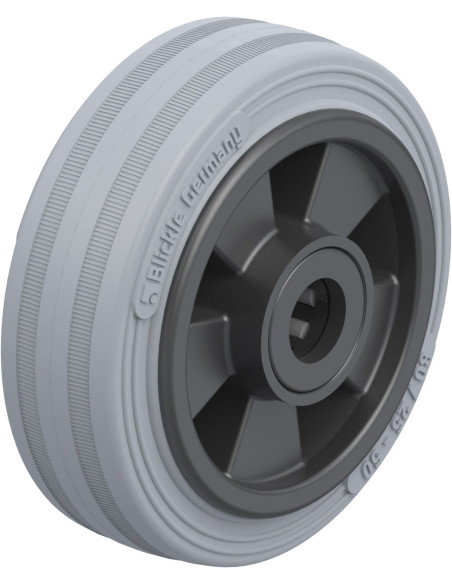 VPP 80/12R-SG ratukas dengtas guma, 80 mm