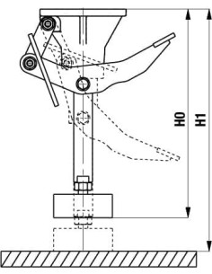 WH 250 kėlimo atrama transporto priemonėms 2