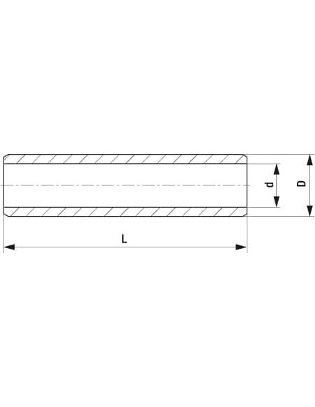 XAT 12x37 - Korozijai atspari nerūdijančiojo plieno ašies