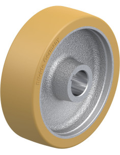 GVUN 160/30H7 varantysis ratas su poliuretano protektoriumi