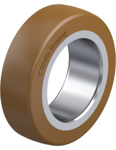 Bandažas BB 125x40/75 - Poliuretaninis ratukas