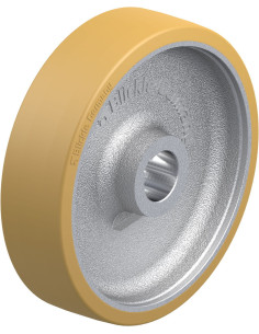 GVUN 302/50H7 varantysis ratas su poliuretano protektoriumi