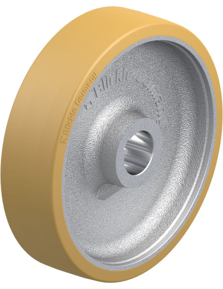 GVUN 302/50H7 varantysis ratas su poliuretano protektoriumi