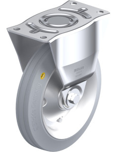 B-RD 250K-VLI fiksuotas ratukas dengtas guma