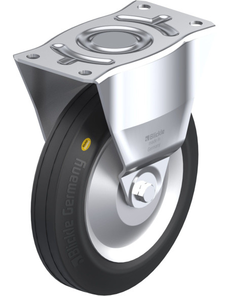 B-RD 252R-FA fiksuotas ratukas dengtas guma