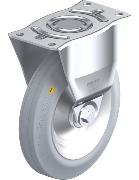 B-RD 252R-VLI fiksuotas ratukas dengtas guma