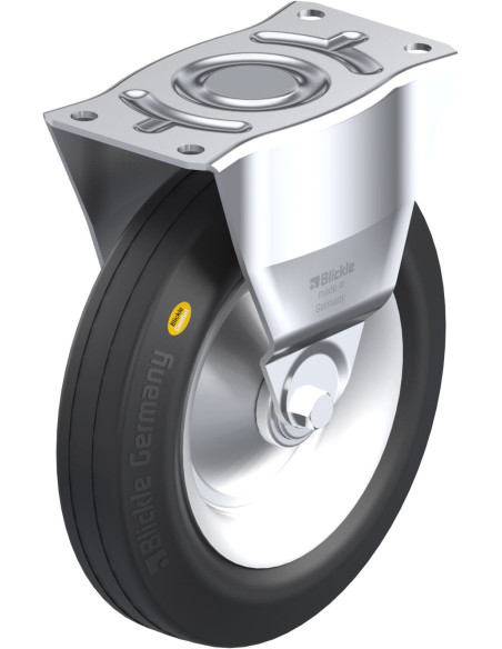 B-RD 282R fiksuotas ratukas dengtas guma