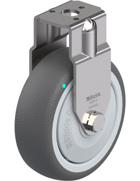 BRXA-PATH 75KFD - Poliuretano fiksuotas ratukas, 75 mm