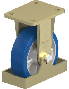 BS-ALBS 160K-FS poliuretano fiksuotas ratukas 160 mm