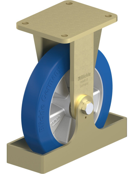 BS-ALBS 250K-FS poliuretano ratukas su aliuminio centru