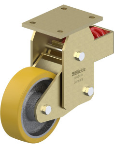 BSFN-GTH 160K - Spyruoklinis poliuretano ratukas 160 mm