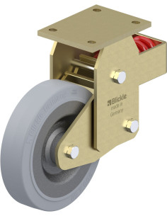 BSFN-SE 200K-SG spyruoklinis fiksuotas ratukas su guma