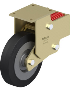 BSFN-SE 300K spyruoklinis fiksuotas ratukas su guma