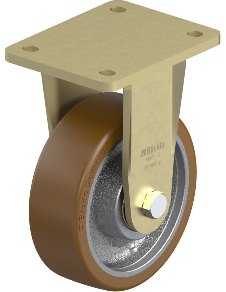 BS-GB 150K poliuretano fiksuotas ratukas 150 mm