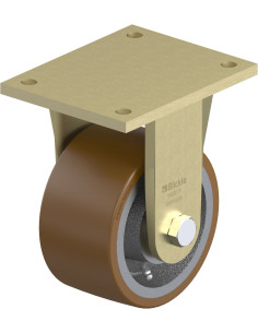 BS-GB 154K poliuretano fiksuotas ratukas 150x80 mm