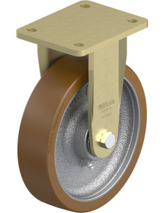 BS-GB 200K poliuretano fiksuotas ratukas 200 mm