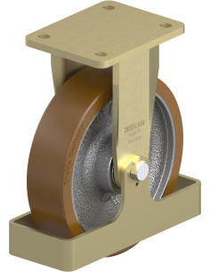 BS-GB 200K-FS poliuretano fiksuotas ratukas 200 mm