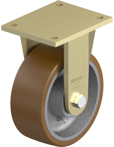 BS-GB 202K poliuretano fiksuotas ratukas 200x80 mm