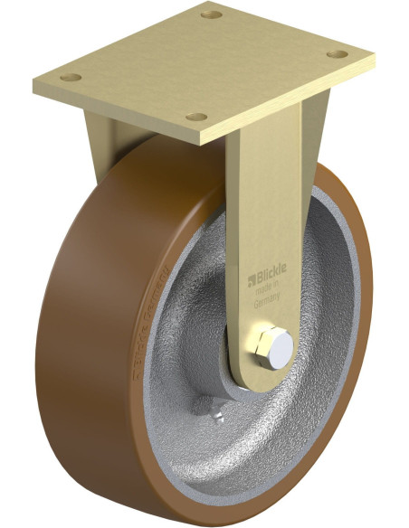 BS-GB 252K poliuretano fiksuotas ratukas 250x80 mm