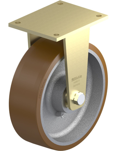 BS-GB 364K poliuretano fiksuotas ratukas 360x120 mm