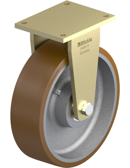 BS-GB 406K poliuretano fiksuotas ratukas 400x125 mm