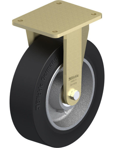 BS-GEV 302K fiksuotas ratukas dengtas guma