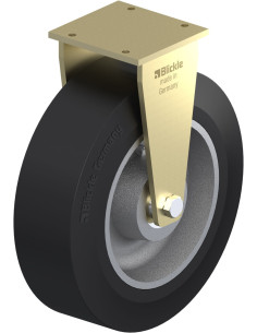 BS-GEV 620K fiksuotas ratukas dengtas guma